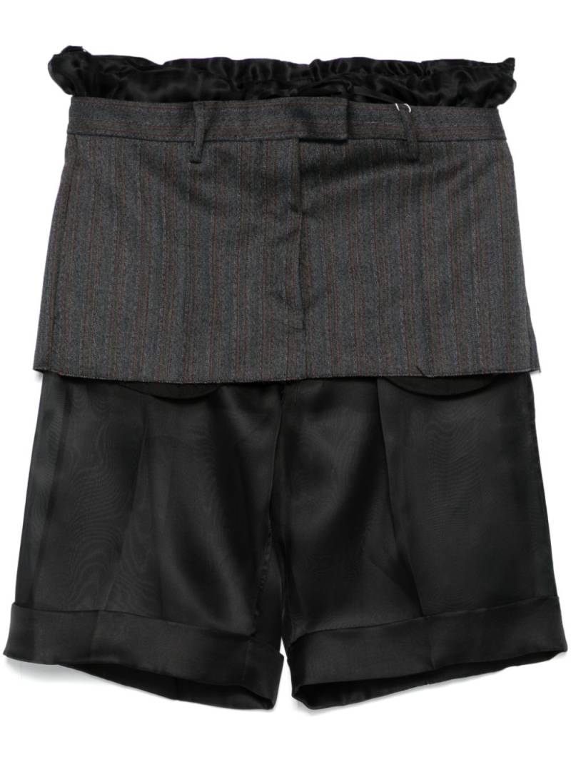 Maison Margiela layered shorts - Grey von Maison Margiela