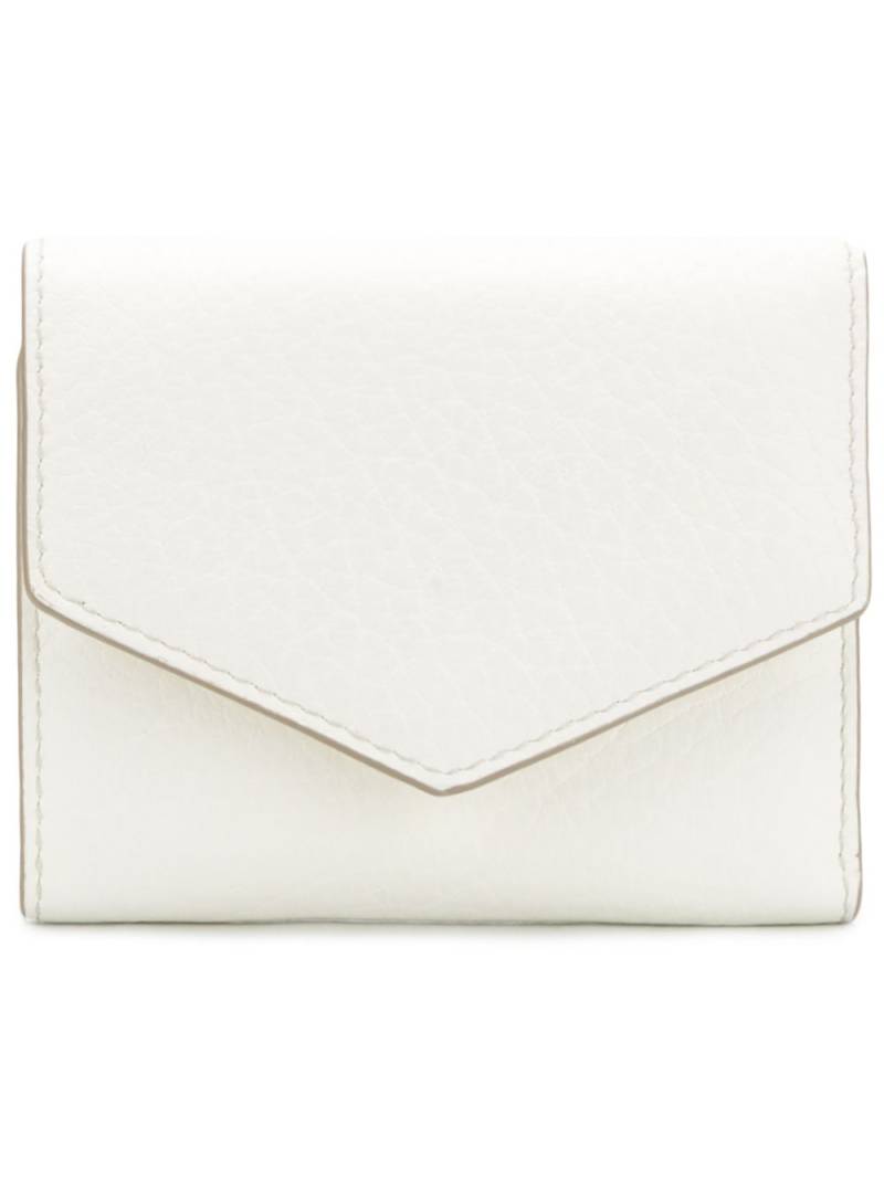 Maison Margiela leather envelope wallet - White von Maison Margiela