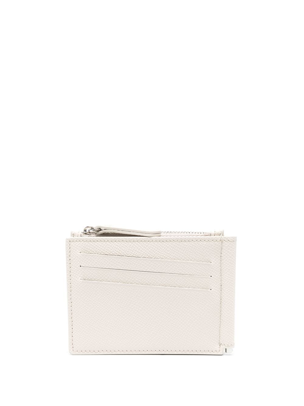 Maison Margiela leather money clip wallet - Neutrals von Maison Margiela