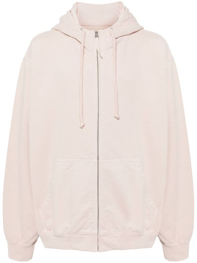 Maison Margiela logo-embroidered hoodie - Pink von Maison Margiela