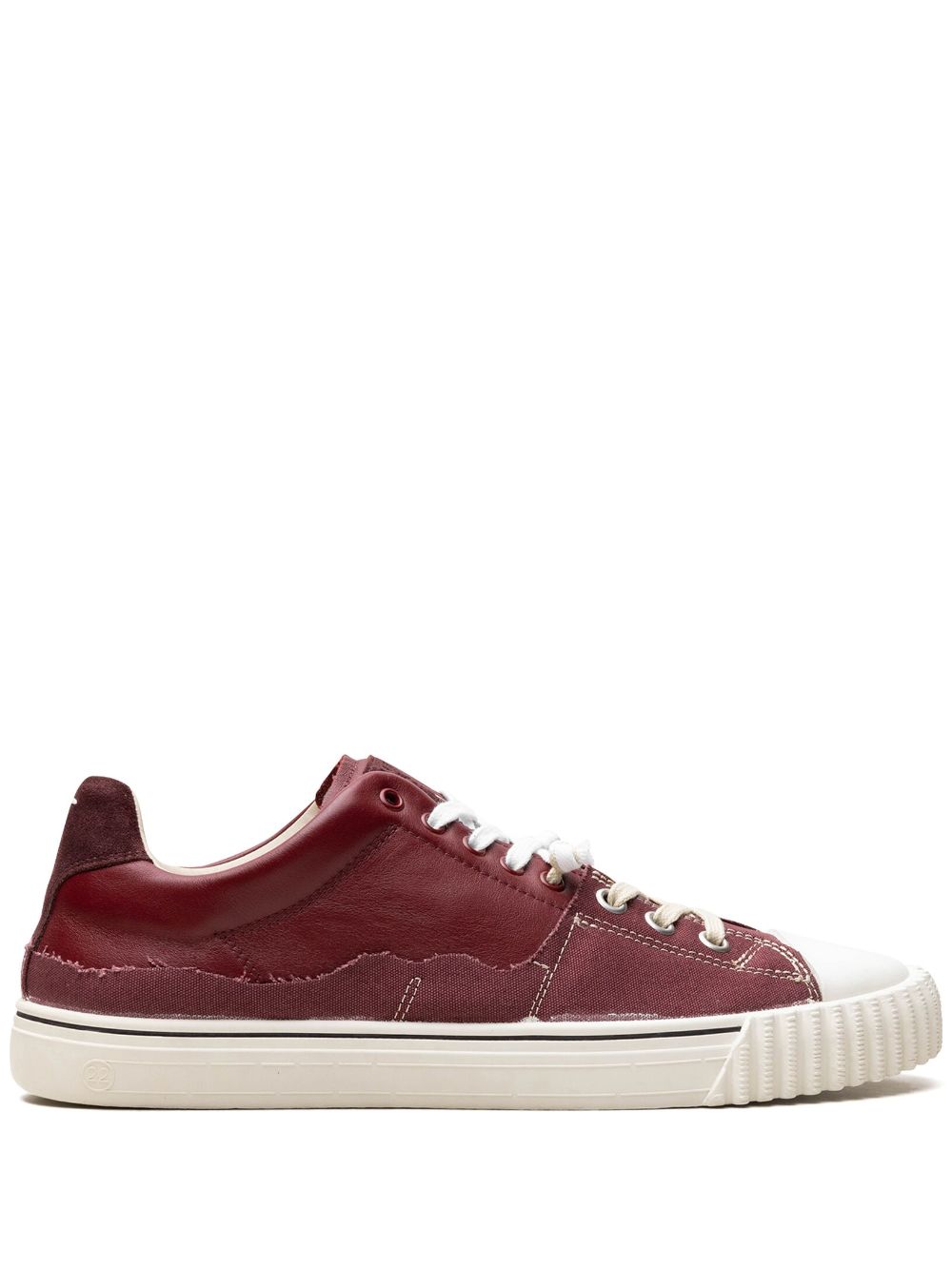 Maison Margiela low-top "Burgandy" sneakers - Red von Maison Margiela