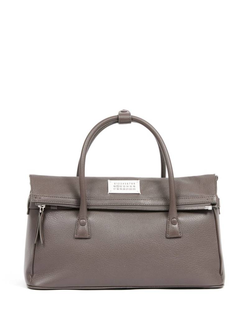 Maison Margiela medium 5AC leather tote bag - Grey von Maison Margiela