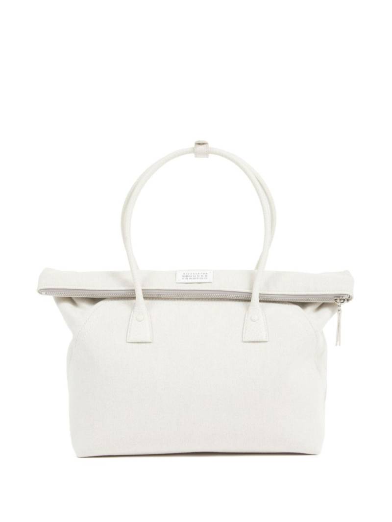 Maison Margiela medium 5AC leather tote bag - White von Maison Margiela