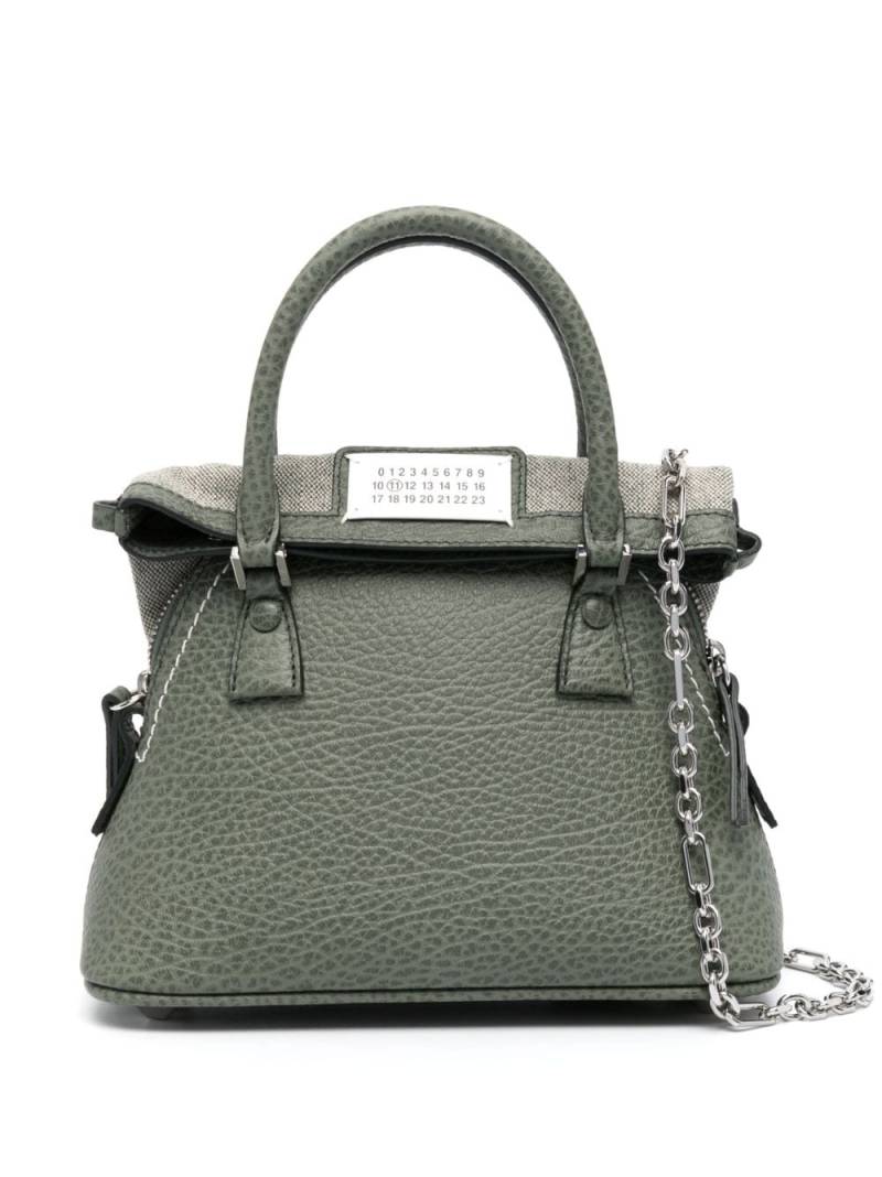 Maison Margiela micro 5AC Classique top-handle bag - Green von Maison Margiela