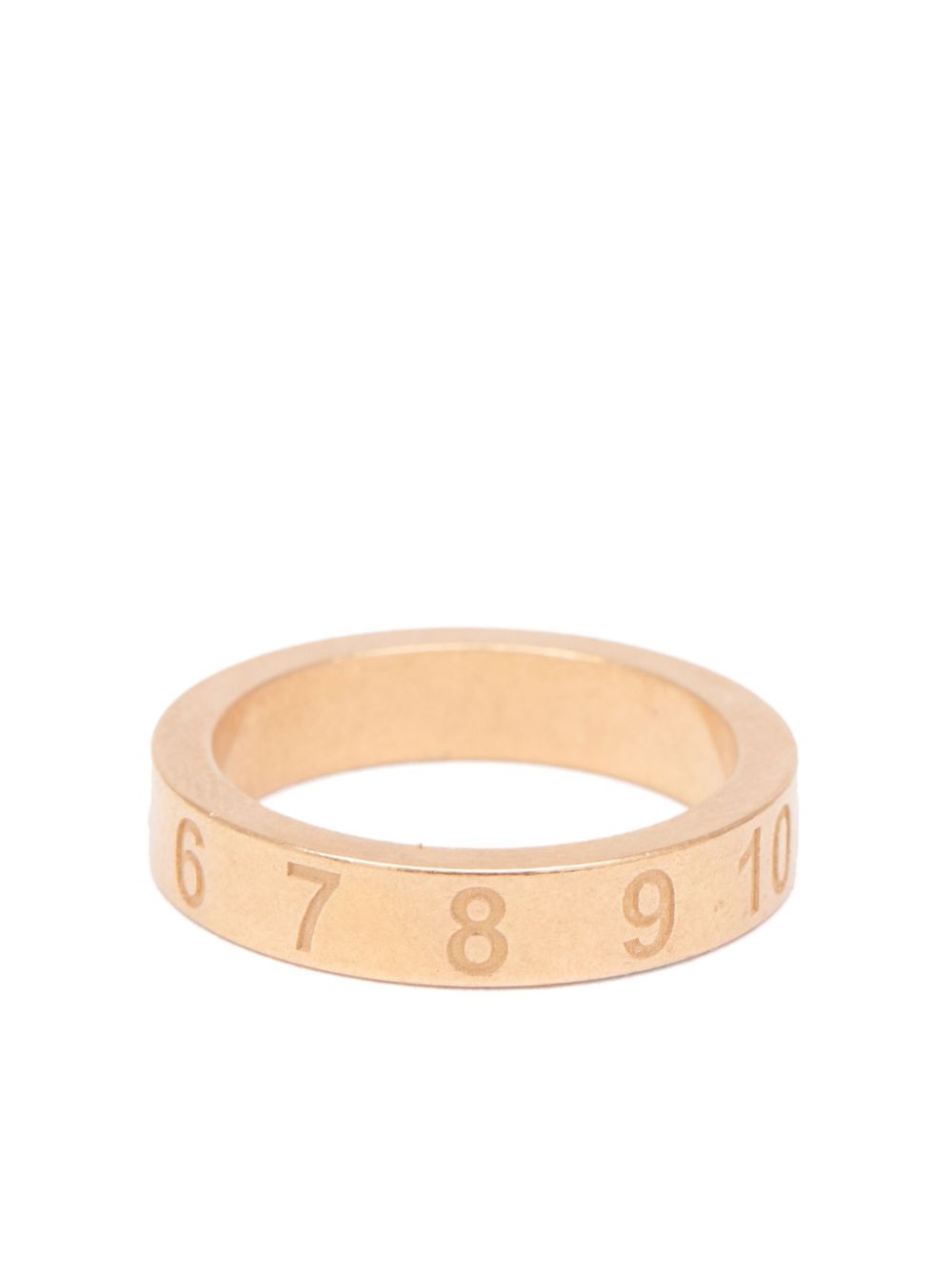 Maison Margiela Numerical engraved ring - Gold von Maison Margiela