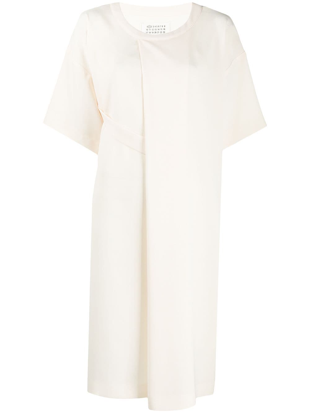 Maison Margiela oversized asymmetric dress - Neutrals von Maison Margiela