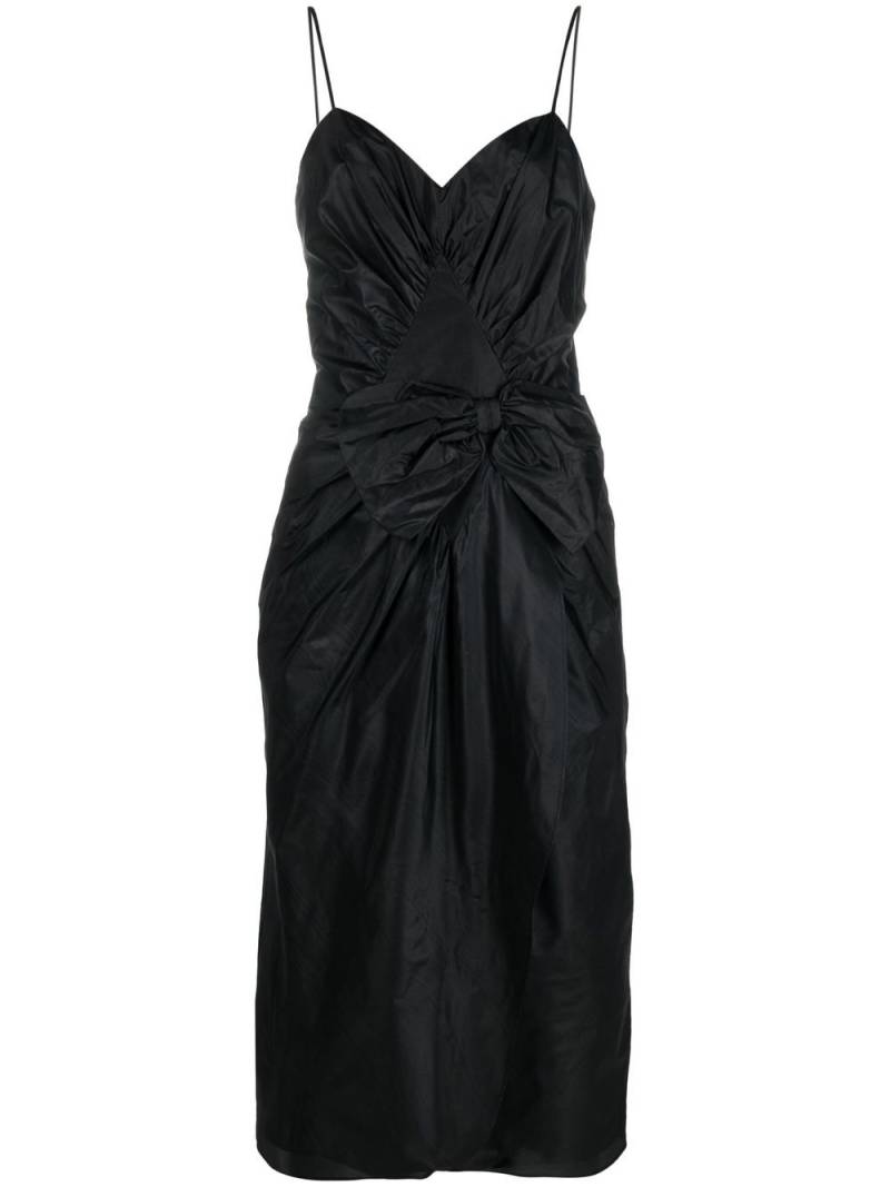 Maison Margiela ruched detail dress - Black von Maison Margiela