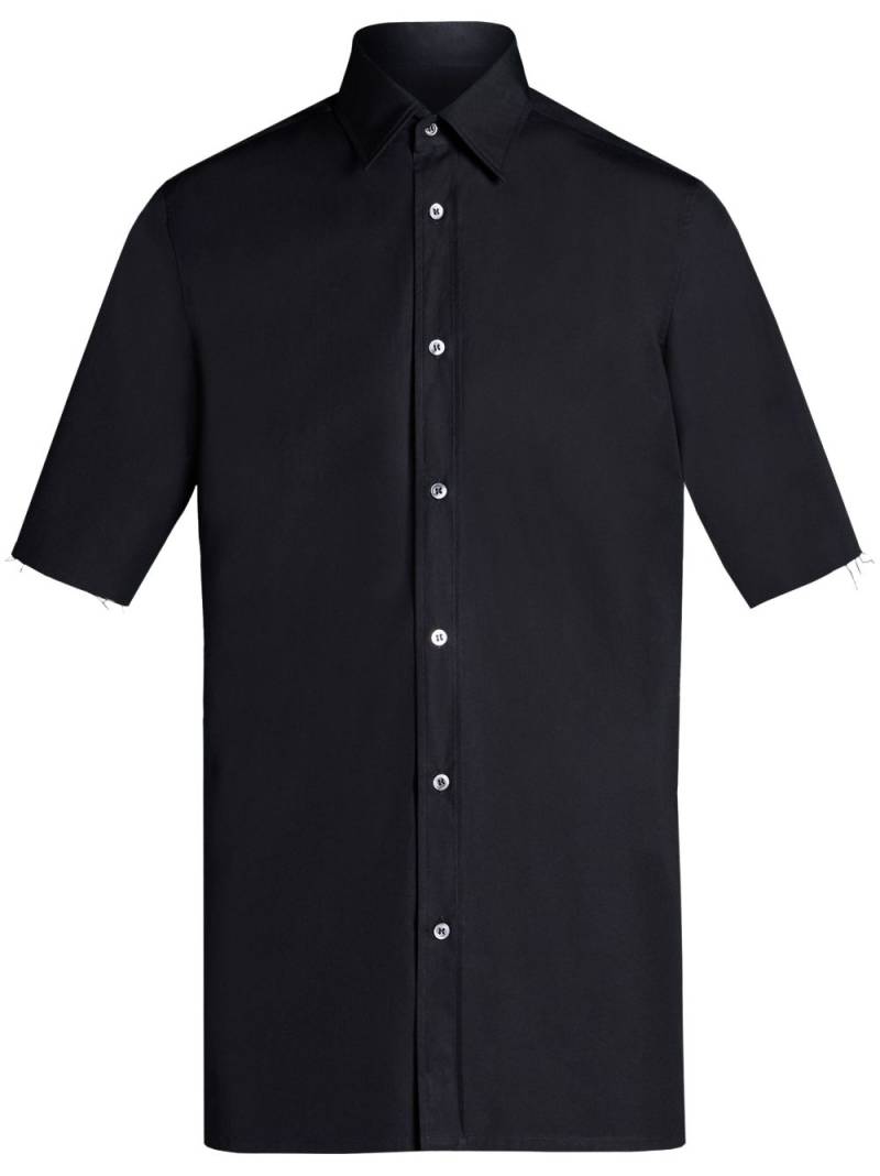 Maison Margiela four-stitch short-sleeve shirt - Black von Maison Margiela