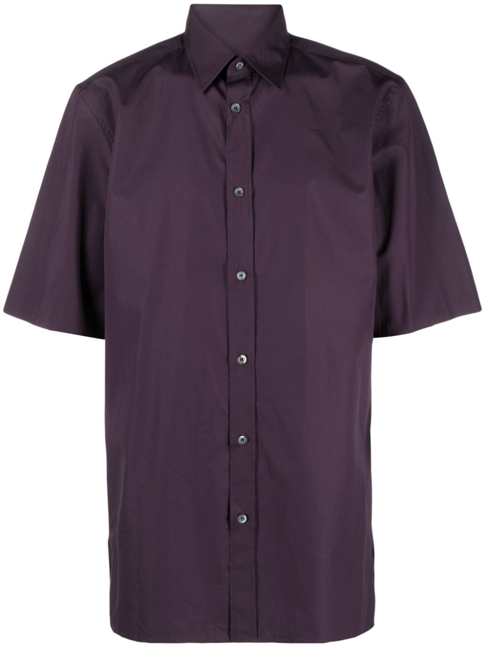 Maison Margiela four-stitch short-sleeve shirt - Purple von Maison Margiela