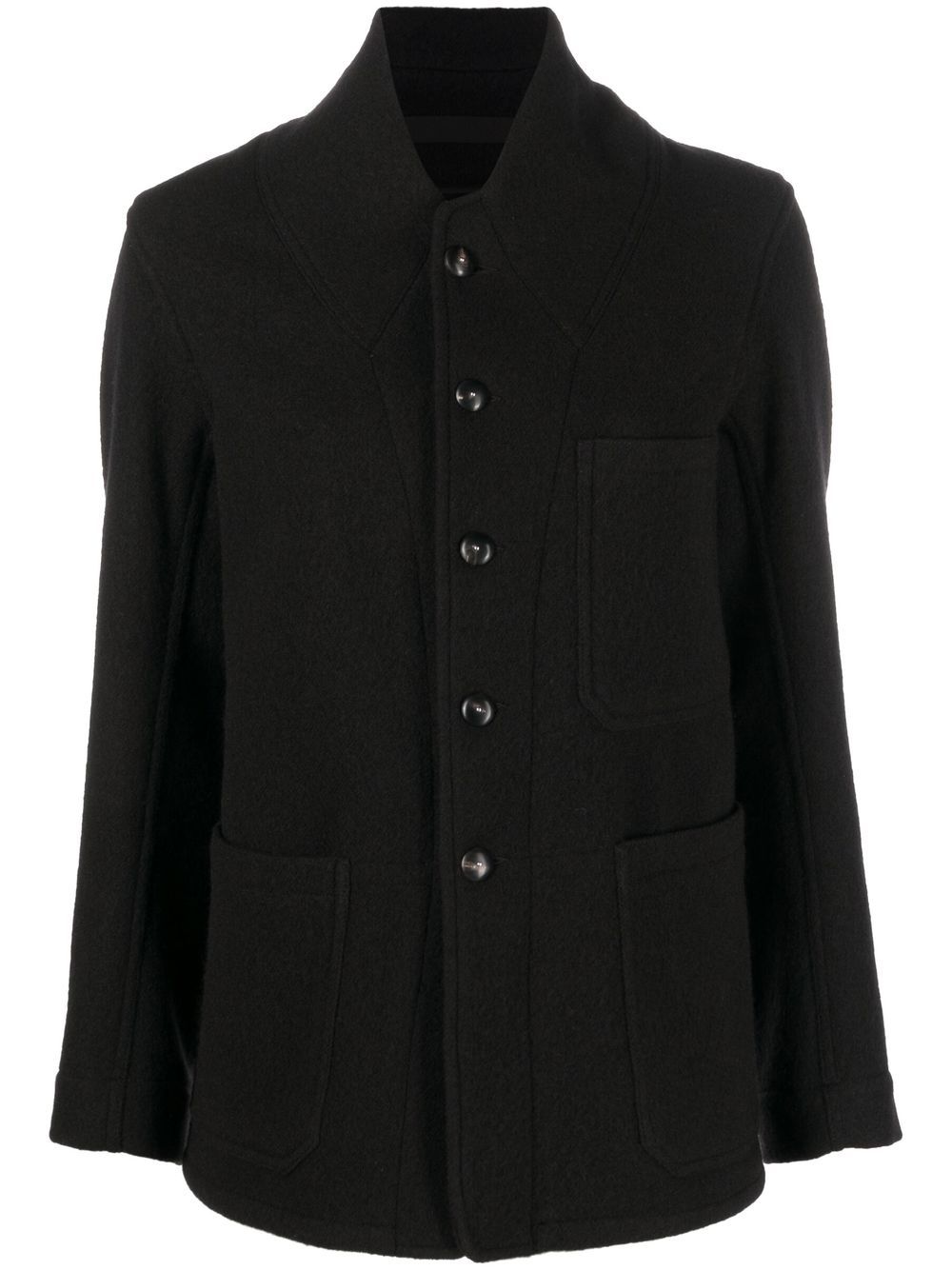 Maison Margiela single-breasted wool jacket - Black von Maison Margiela