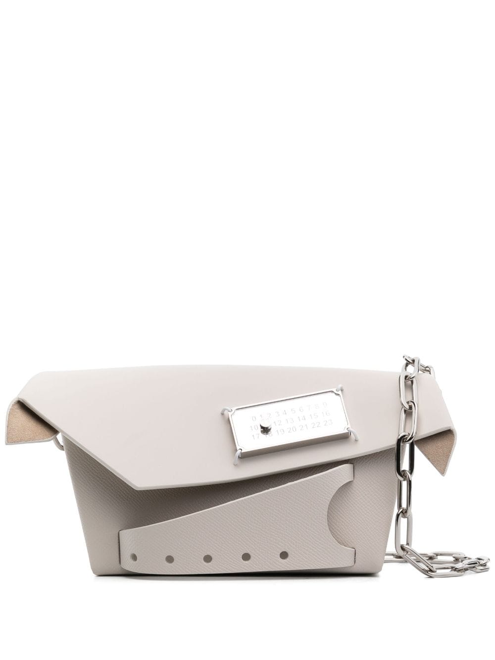 Maison Margiela small Snatched shoulder bag - Neutrals von Maison Margiela