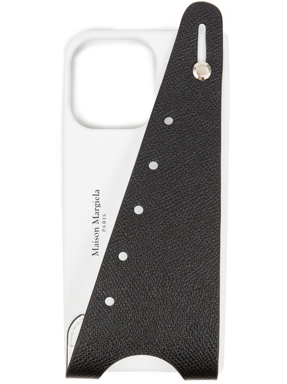 Maison Margiela snatched-handle iPhone Pro Max cover - White von Maison Margiela