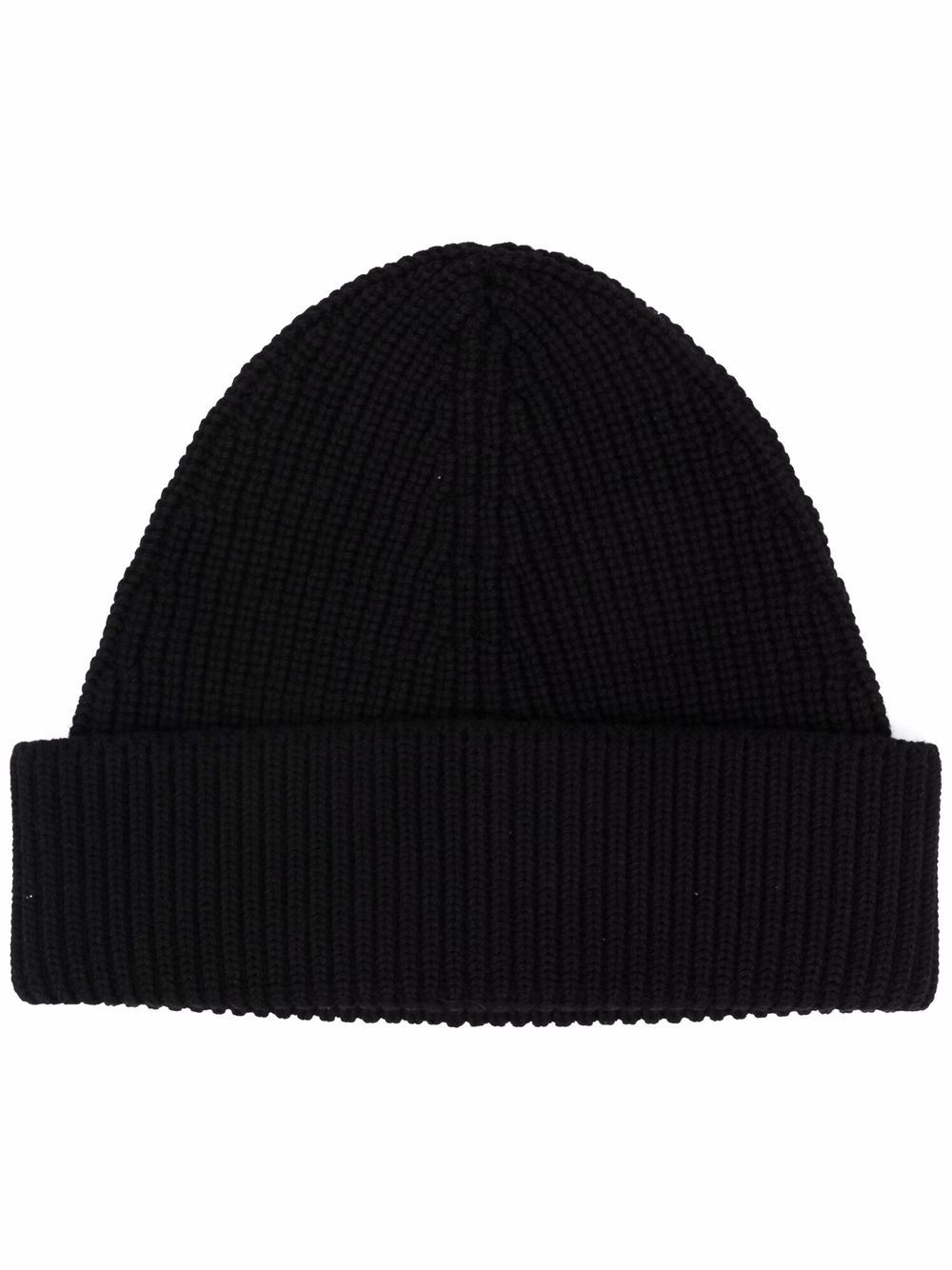 Maison Margiela stitch-detail beanie - Black von Maison Margiela