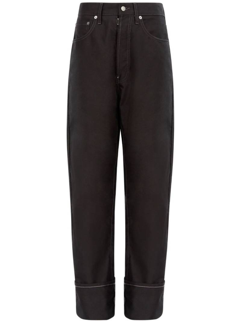 Maison Margiela straight-leg cotton jeans - Black von Maison Margiela