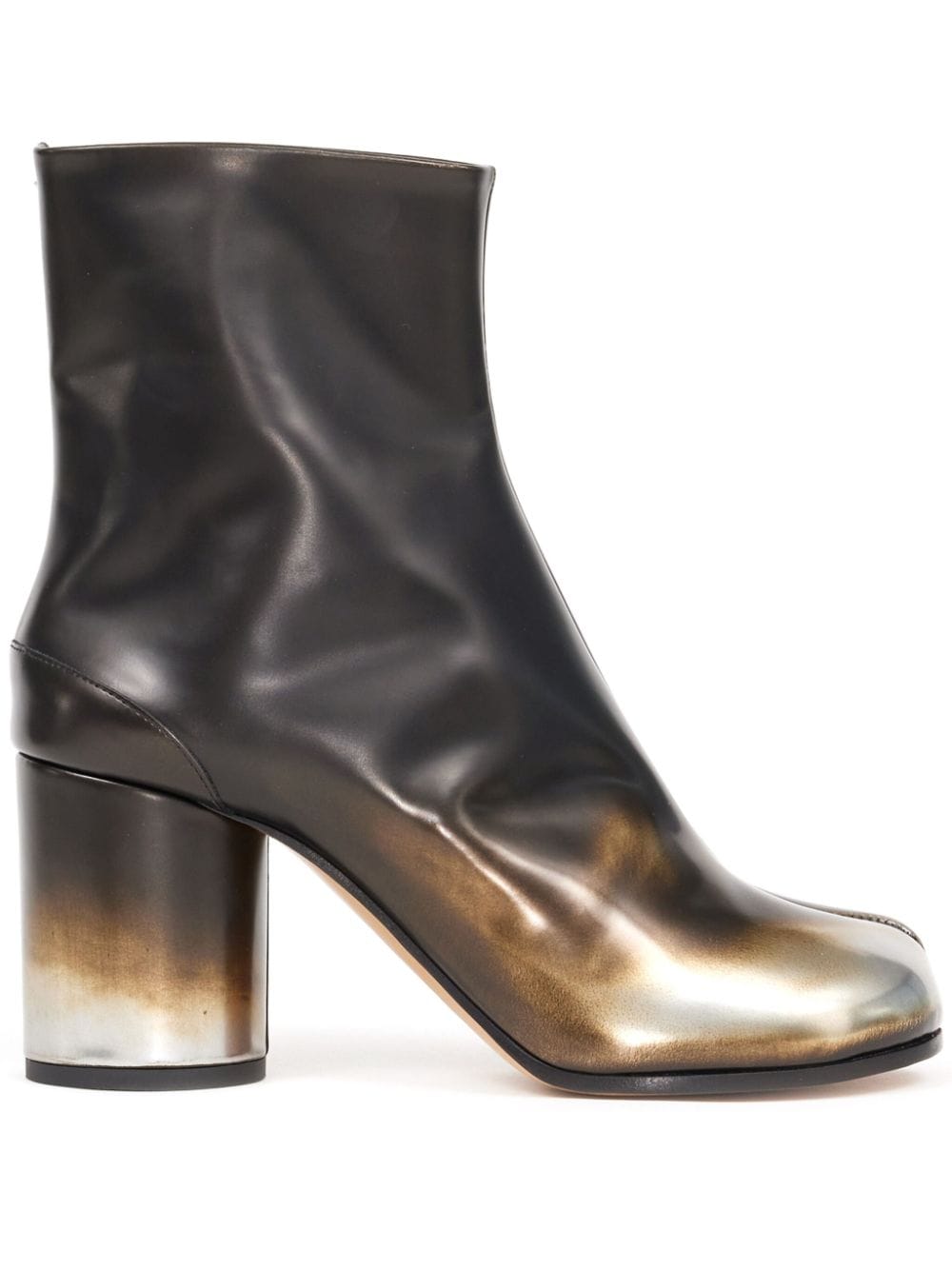 Maison Margiela tabi 80mm leather ankle boots - Brown von Maison Margiela