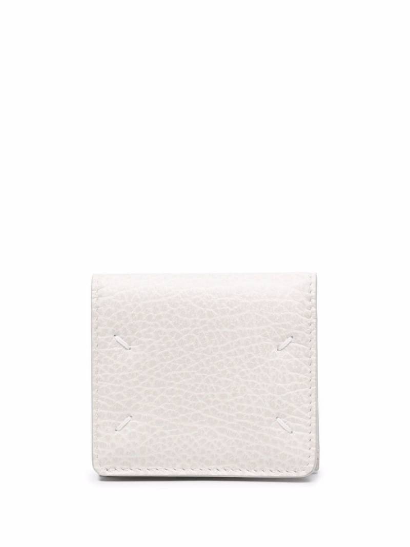 Maison Margiela tri-fold leather wallet - Neutrals von Maison Margiela