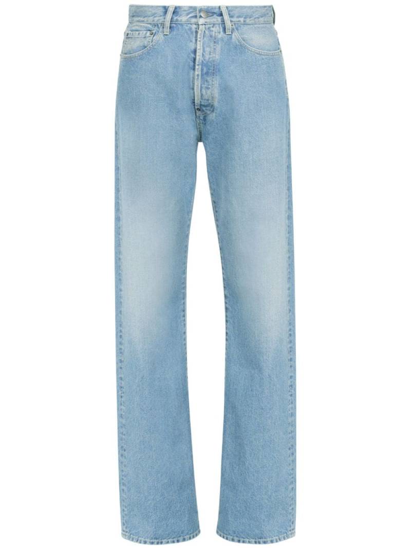 Maison Margiela turn-up straight-leg jeans - Blue von Maison Margiela