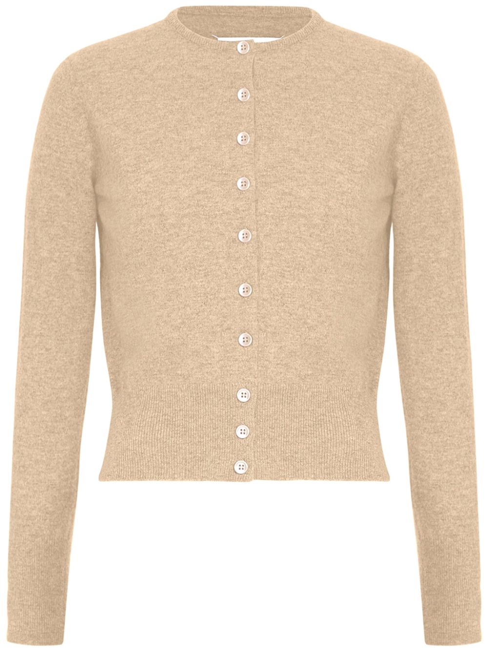 Maison Margiela virgin wool cardigan - Neutrals von Maison Margiela