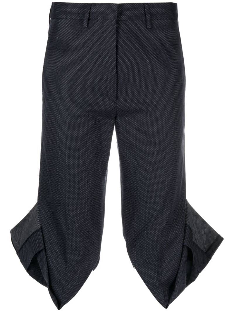 Maison Martin Margiela Pre-Owned 1990s pleated cropped trousers - Black von Maison Martin Margiela Pre-Owned