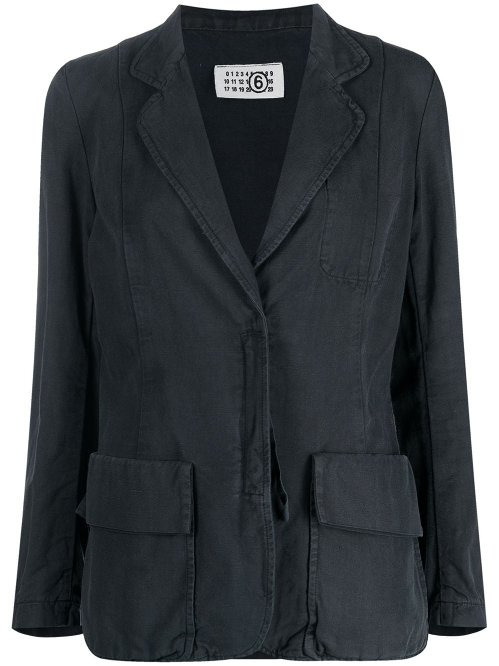 Maison Martin Margiela Pre-Owned 1990s single-breasted blazer - Blue von Maison Martin Margiela Pre-Owned