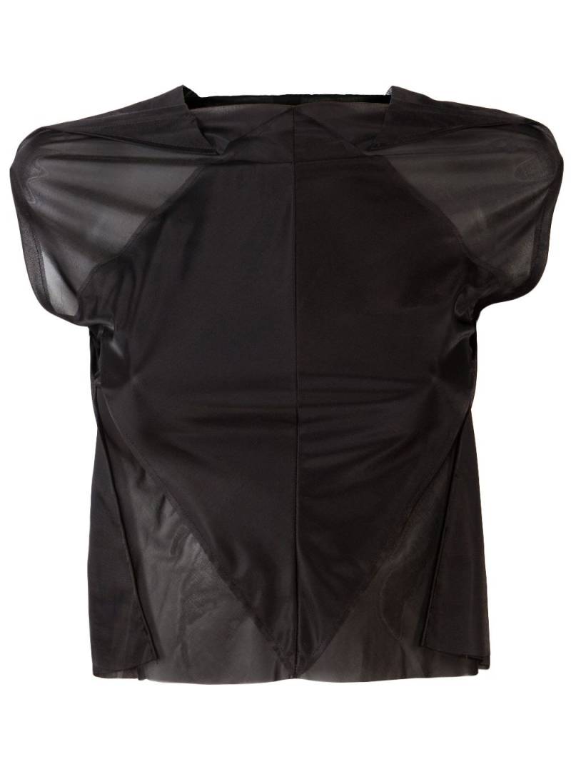 Maison Martin Margiela Pre-Owned Fitted sheer top - Black von Maison Martin Margiela Pre-Owned