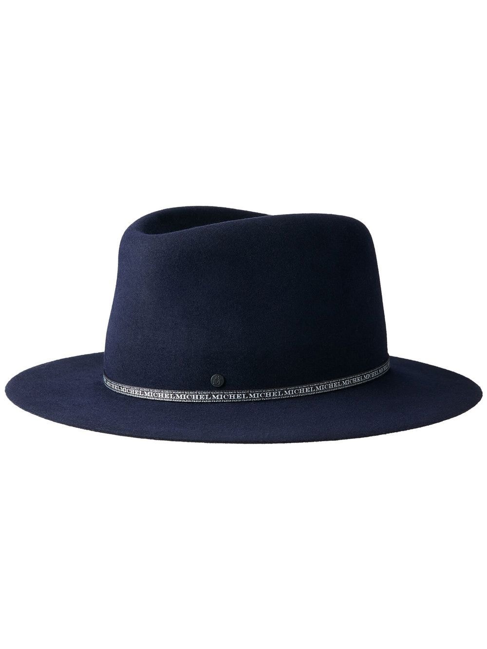 Maison Michel Andre rollabe wool felt fedora - Blue von Maison Michel