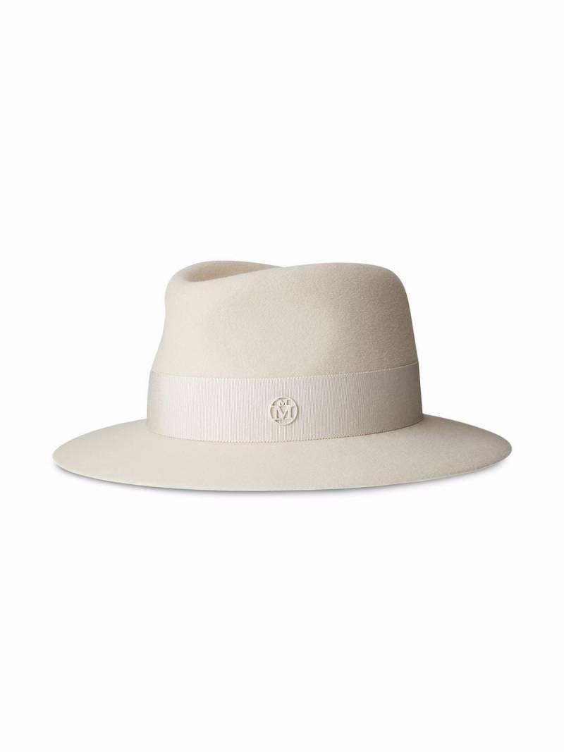 Maison Michel Andre waterproof felt trilby - Neutrals von Maison Michel