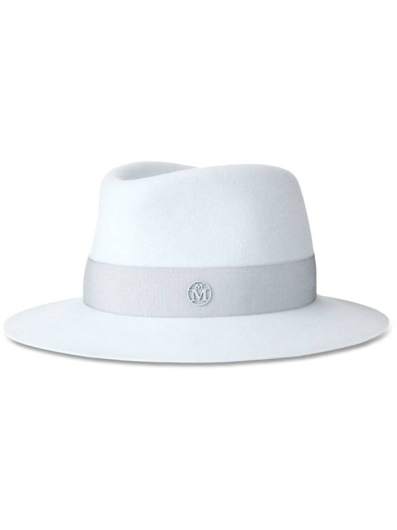 Maison Michel André wool-felt fedora hat - Blue von Maison Michel