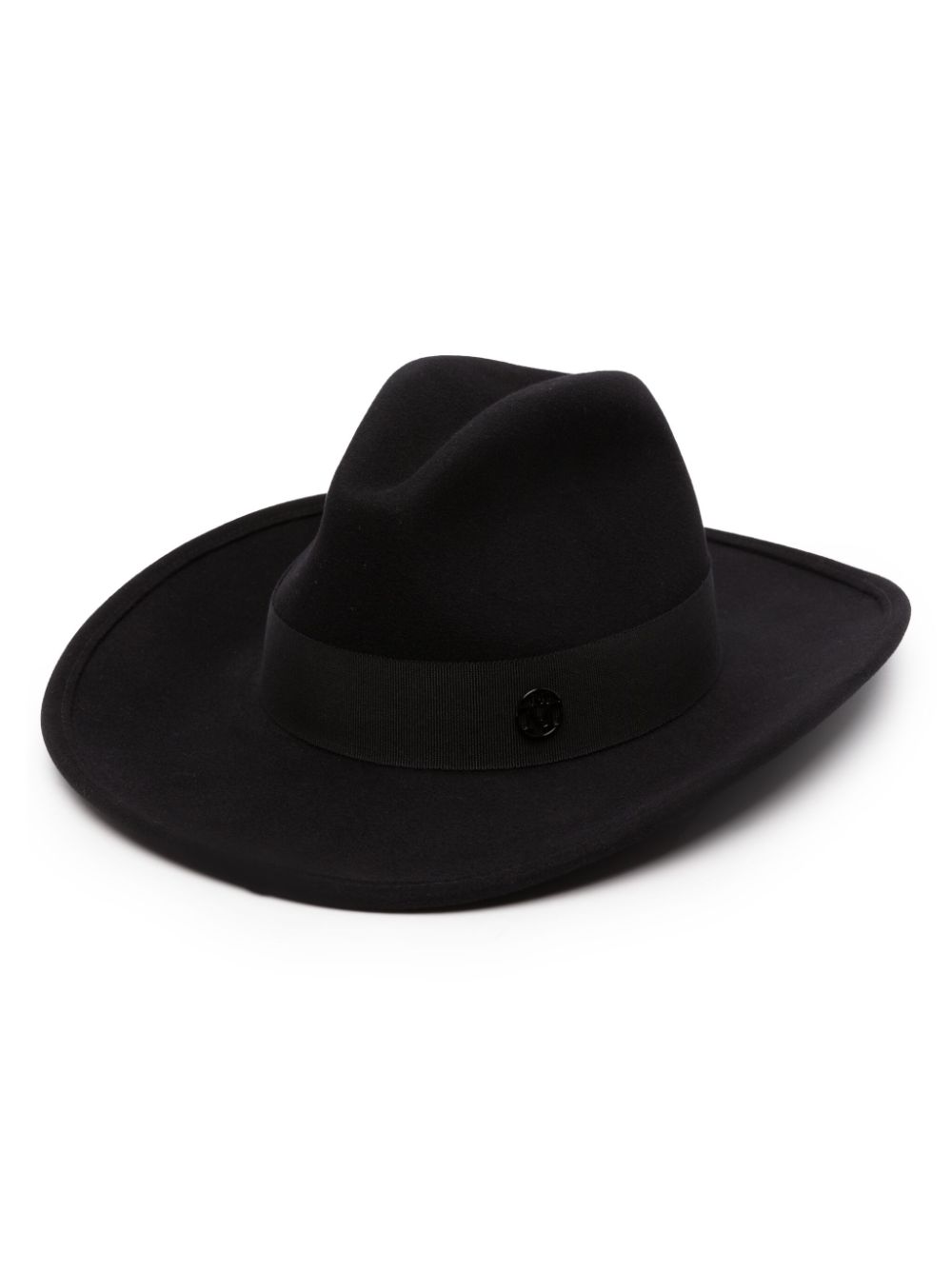 Maison Michel Austin felt hat - Black von Maison Michel