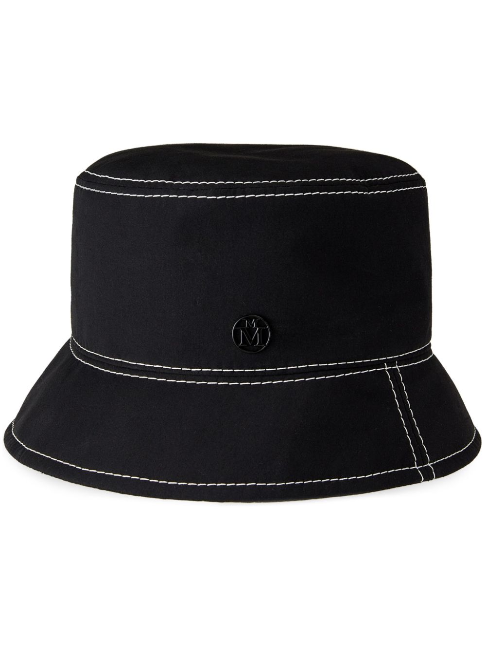 Maison Michel Axel contrast-stitching bucket hat - Black von Maison Michel