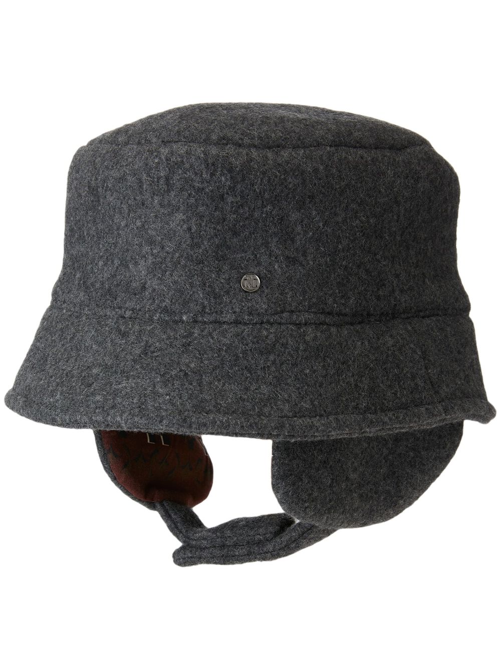 Maison Michel Axel flap bucket hat - Grey von Maison Michel