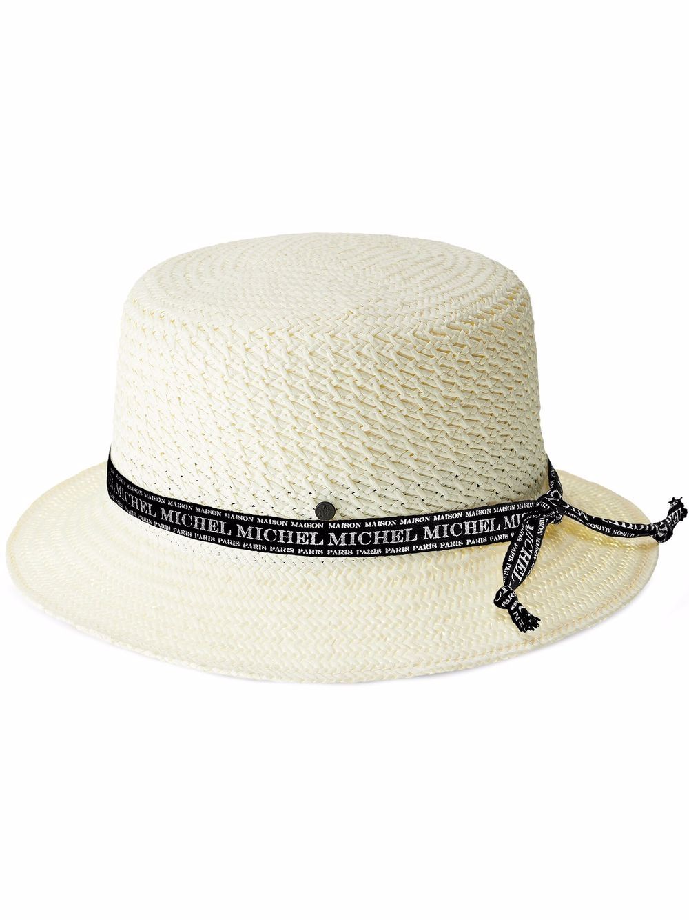 Maison Michel Axel sun hat - White von Maison Michel