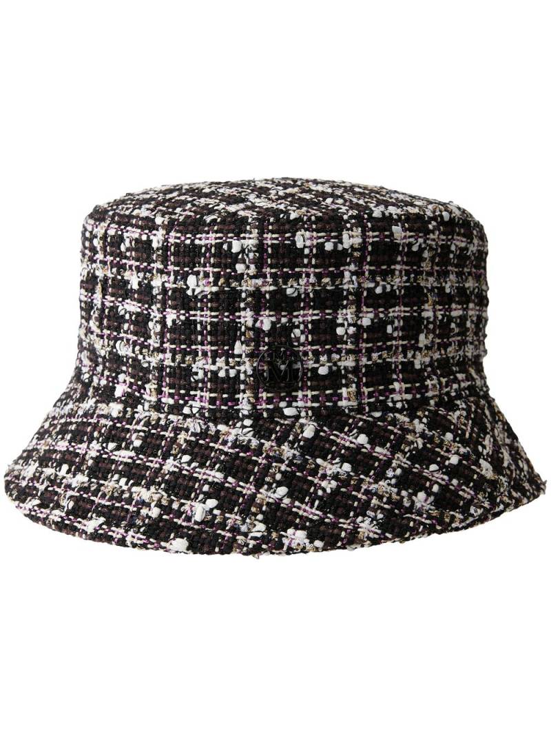 Maison Michel Axel tweed bucket hat - White von Maison Michel