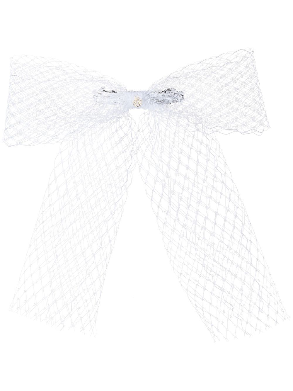 Maison Michel Aya hair-bow - White von Maison Michel