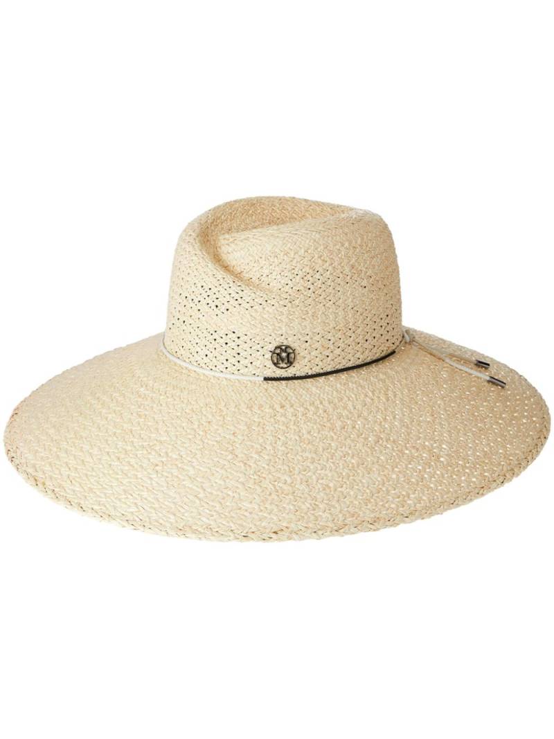 Maison Michel Big Virginie straw hat - Neutrals von Maison Michel