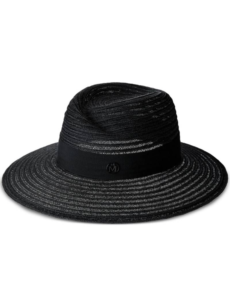 Maison Michel Virginie fedora hat - Black von Maison Michel