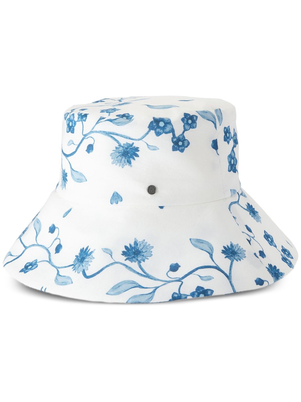 Maison Michel Charlotte floral-print bucket hat - White von Maison Michel