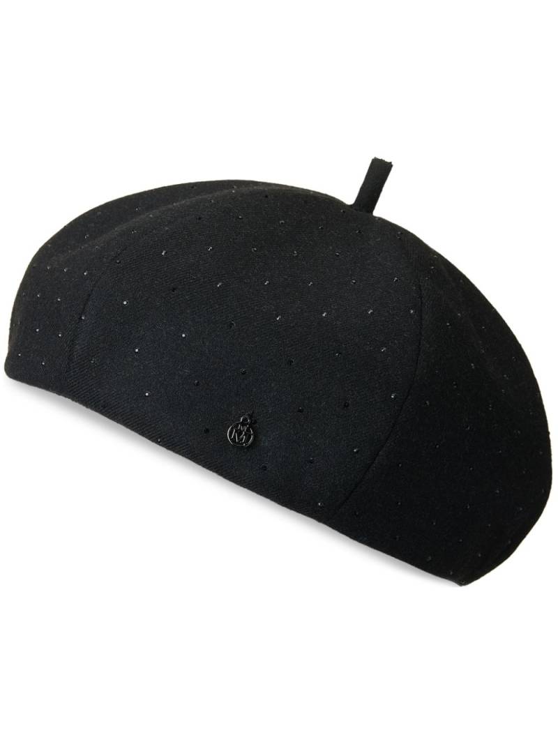 Maison Michel Emy beret - Black von Maison Michel