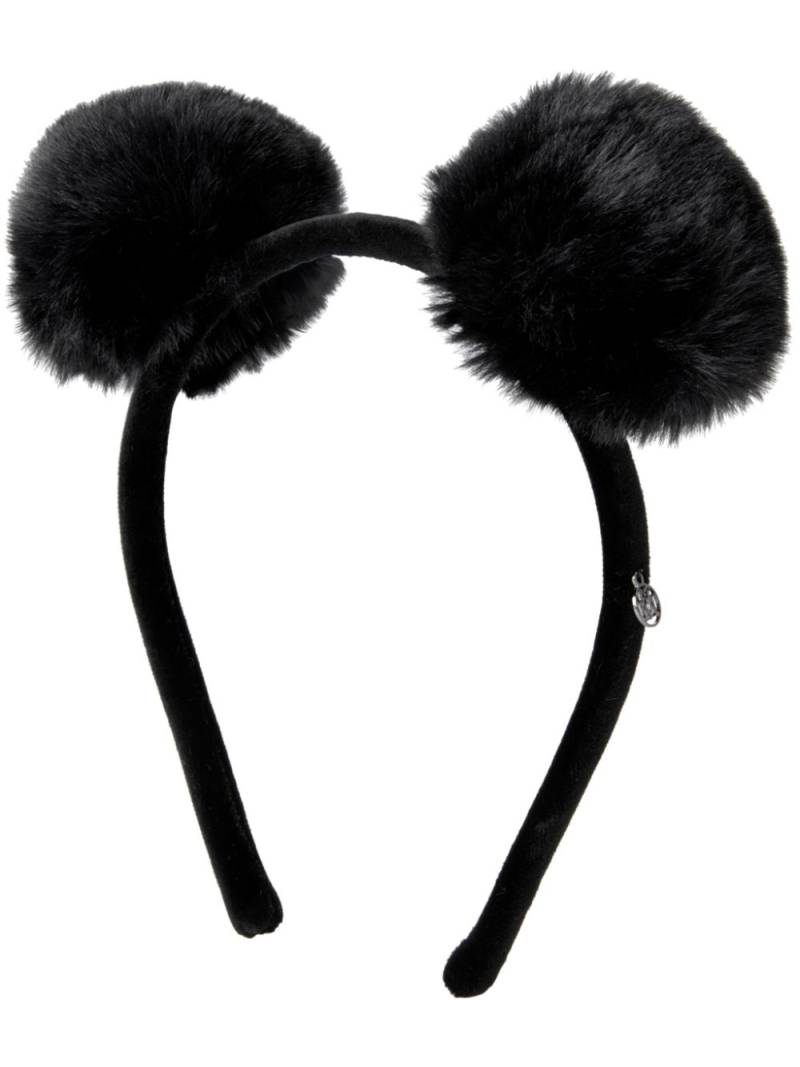 Maison Michel Heidi headband - Black von Maison Michel