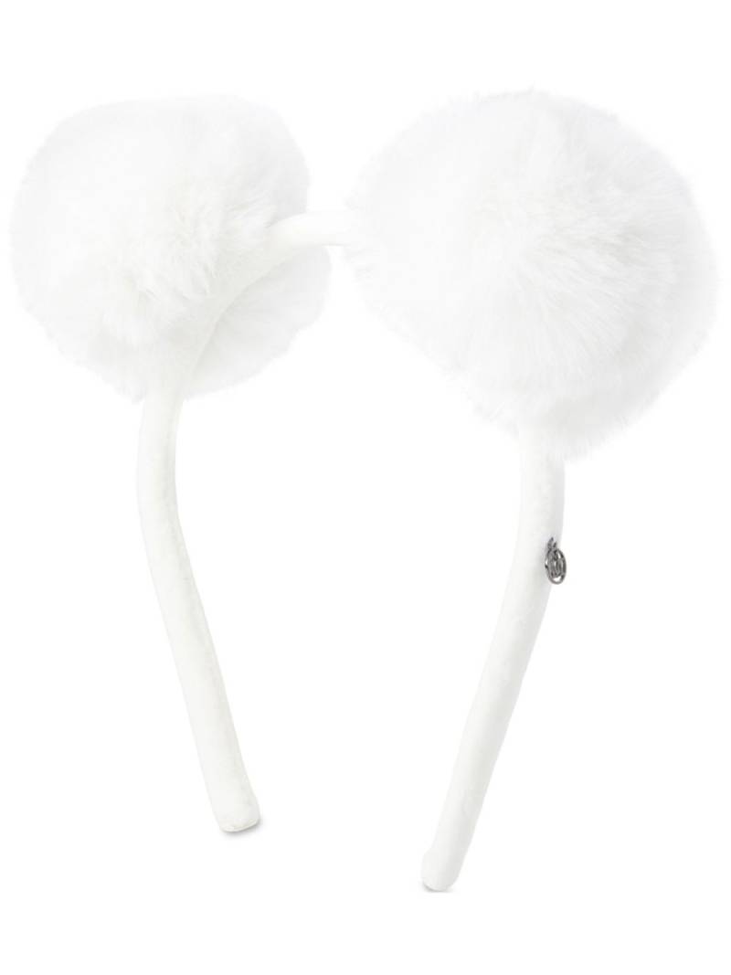 Maison Michel Heidi headband - White von Maison Michel