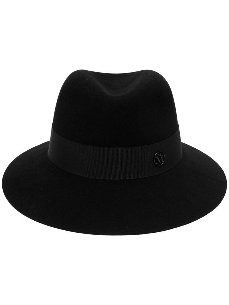 Maison Michel Henrietta wool fedora hat - Black von Maison Michel