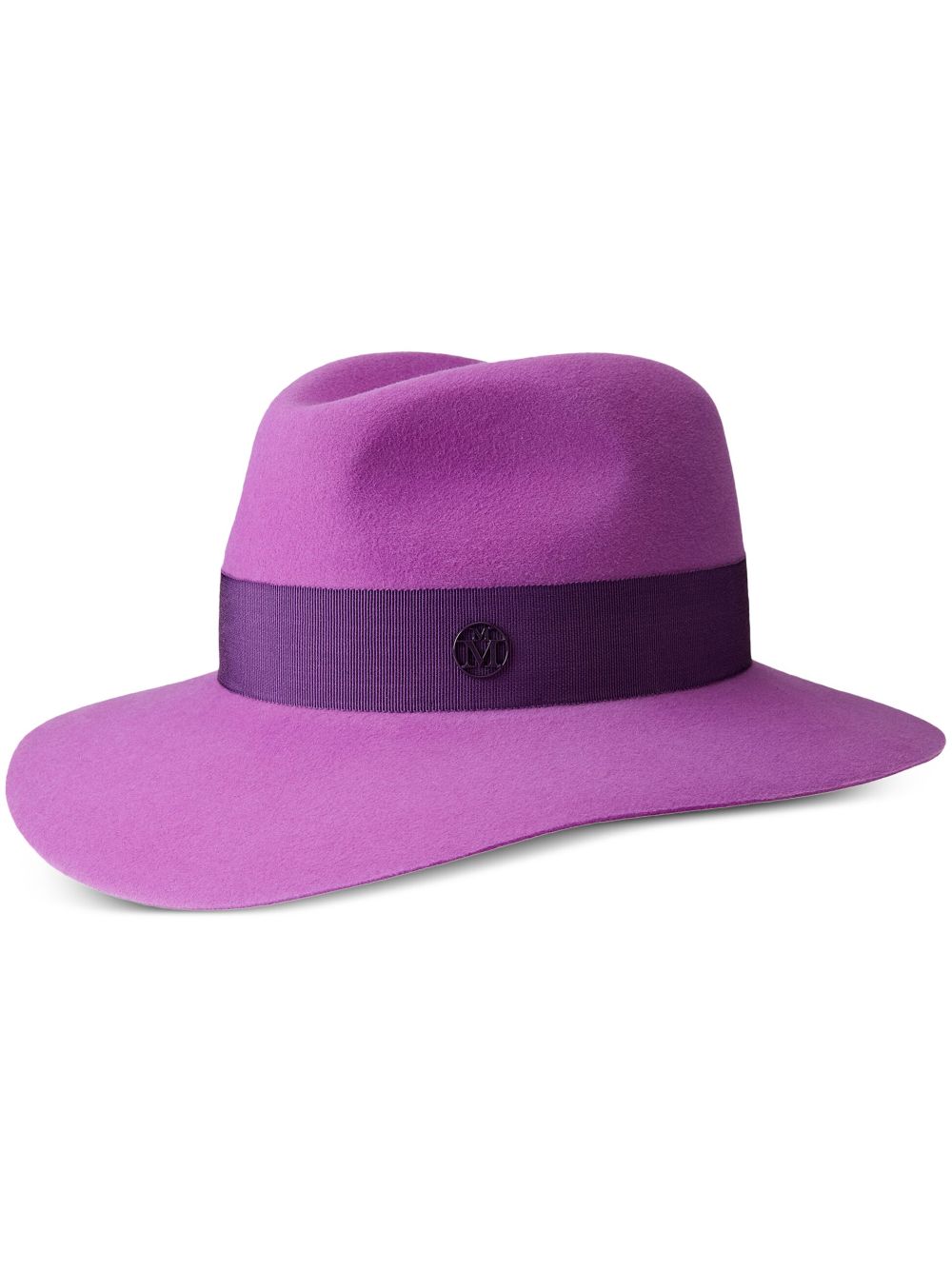 Maison Michel Henrietta felt Fedora hat - Purple von Maison Michel