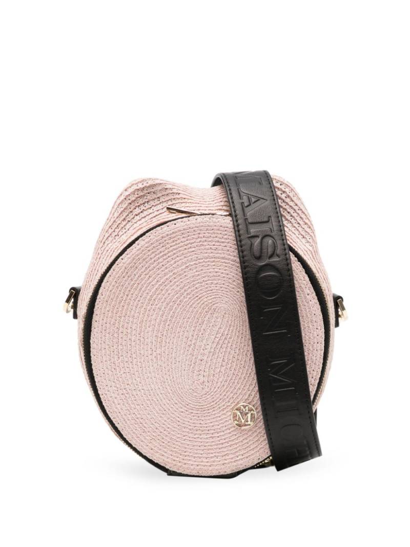 Maison Michel Judie woven crossbody bag - Pink von Maison Michel