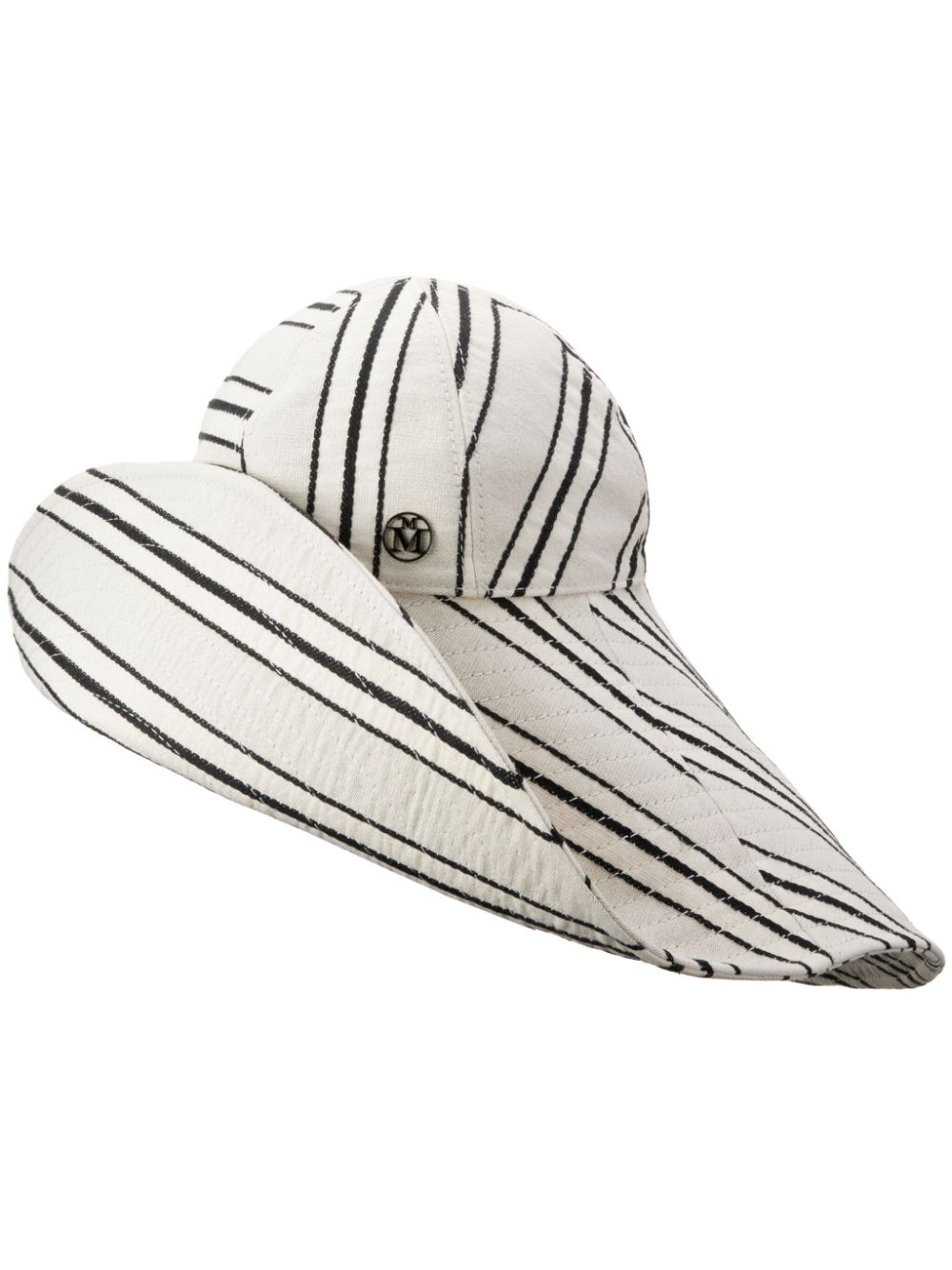 Maison Michel Junya sun hat - White von Maison Michel