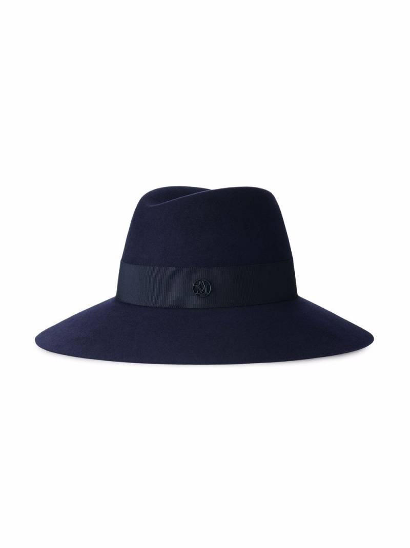 Maison Michel Kate waterproof felt hat - Blue von Maison Michel