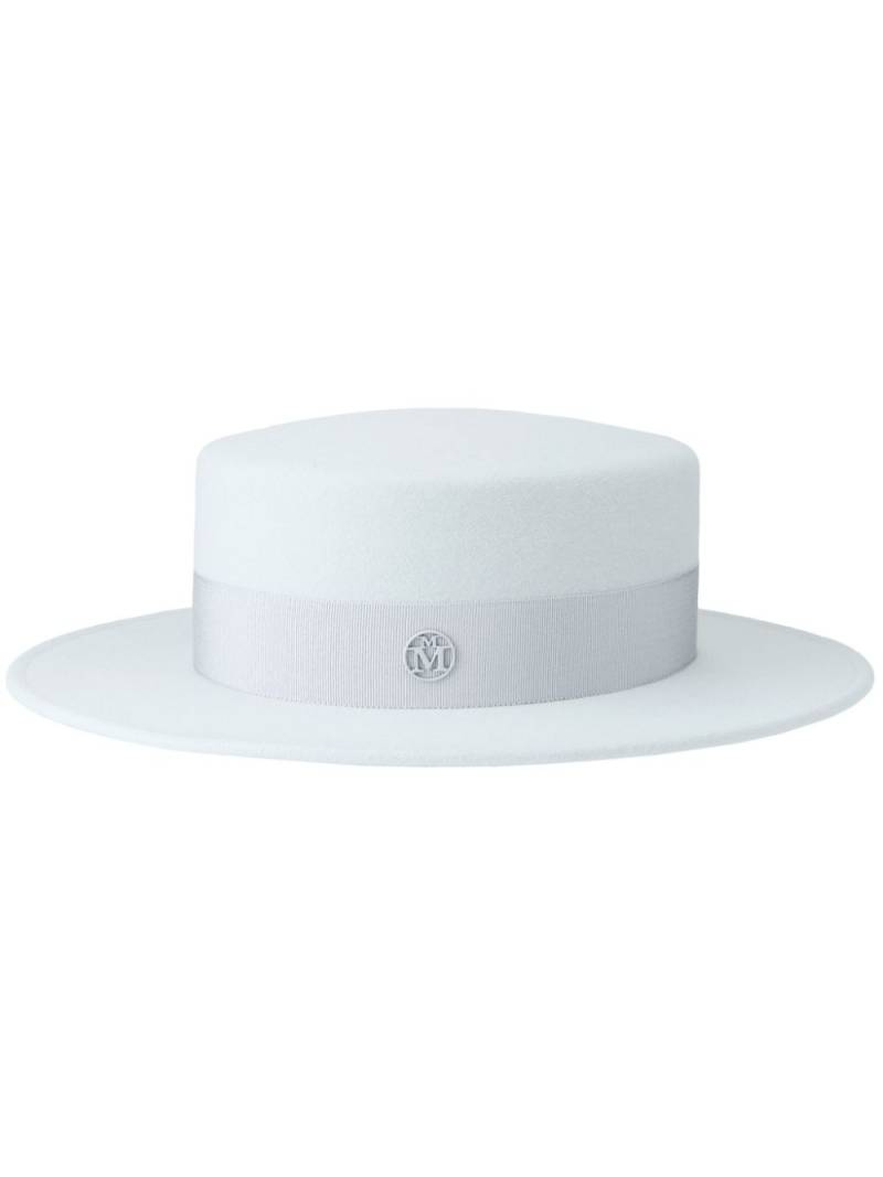 Maison Michel Kiki woolo-felt capeline hat - Blue von Maison Michel