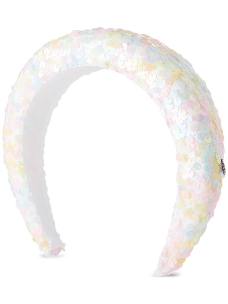 Maison Michel Miwa floral-detail headband - White von Maison Michel