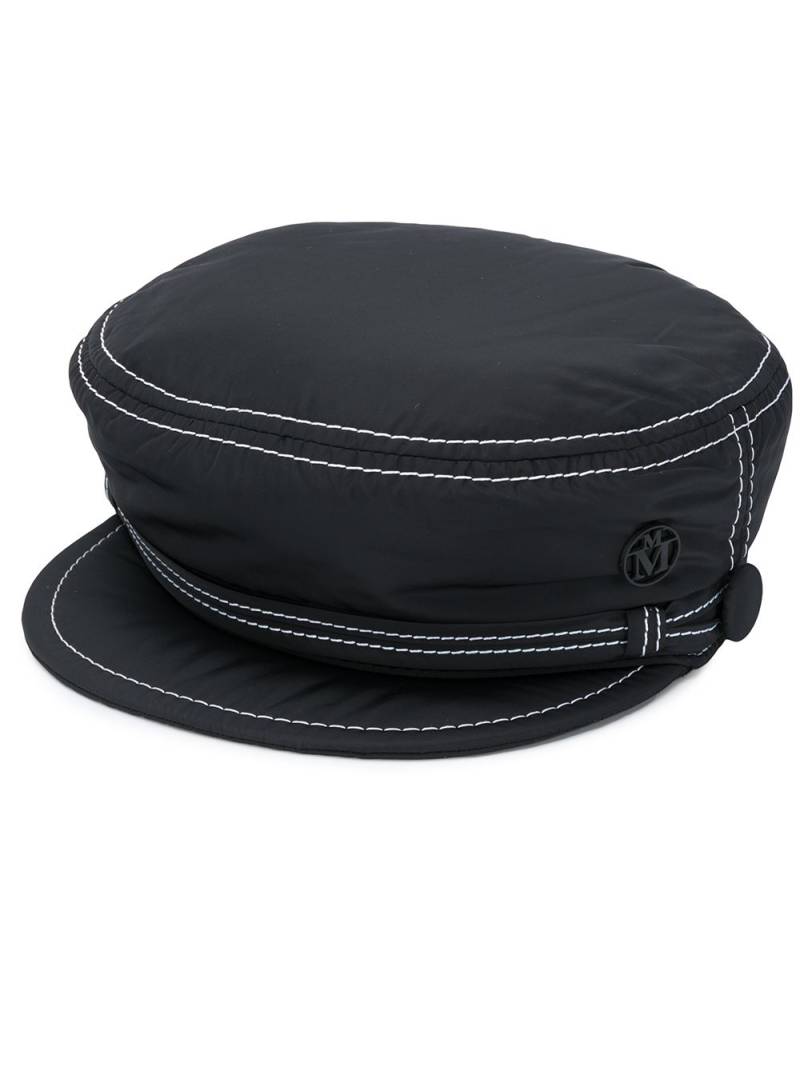 Maison Michel New Abby baker boy hat - Black von Maison Michel