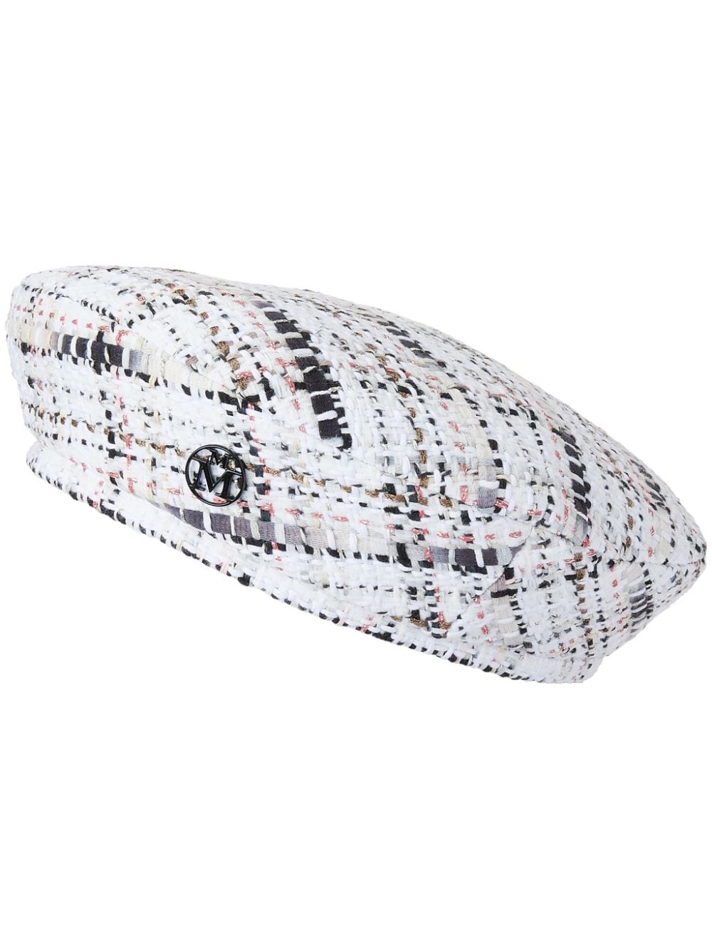 Maison Michel New Billy tweed beret - White von Maison Michel