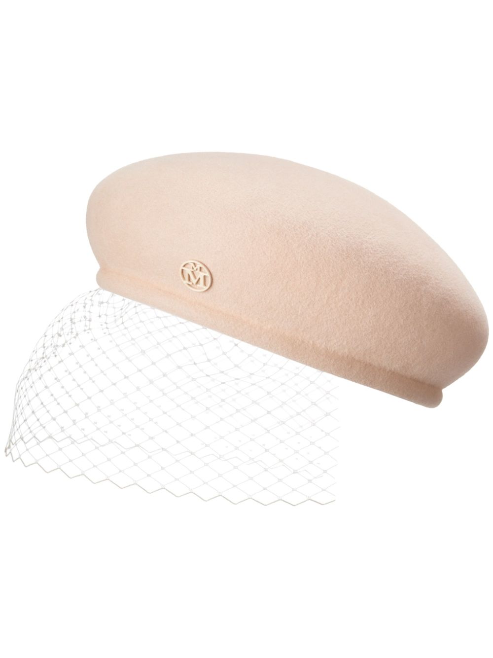 Maison Michel New Bonnie Veil beret - Neutrals von Maison Michel